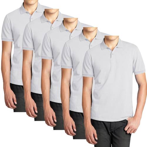 men s 5 pack short sleeve shirt casual golf shirt sizes s 3xl