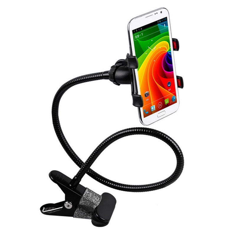 TEMU Support rotatif à 360°, support à bras long et flexible, support de bureau de lit pour téléphone