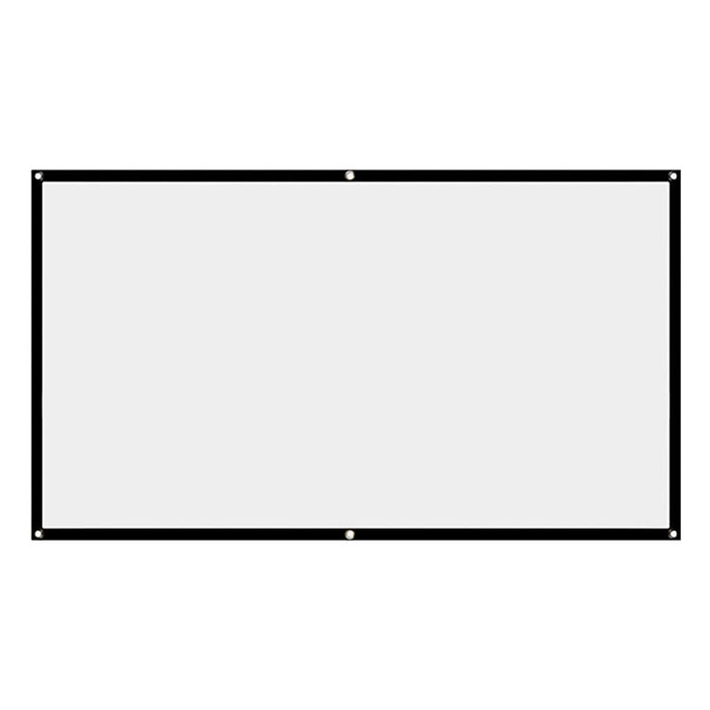 TEMU Écran de Projection 120 Pouces 16:9 HD Pliable Anti-Plis Portable