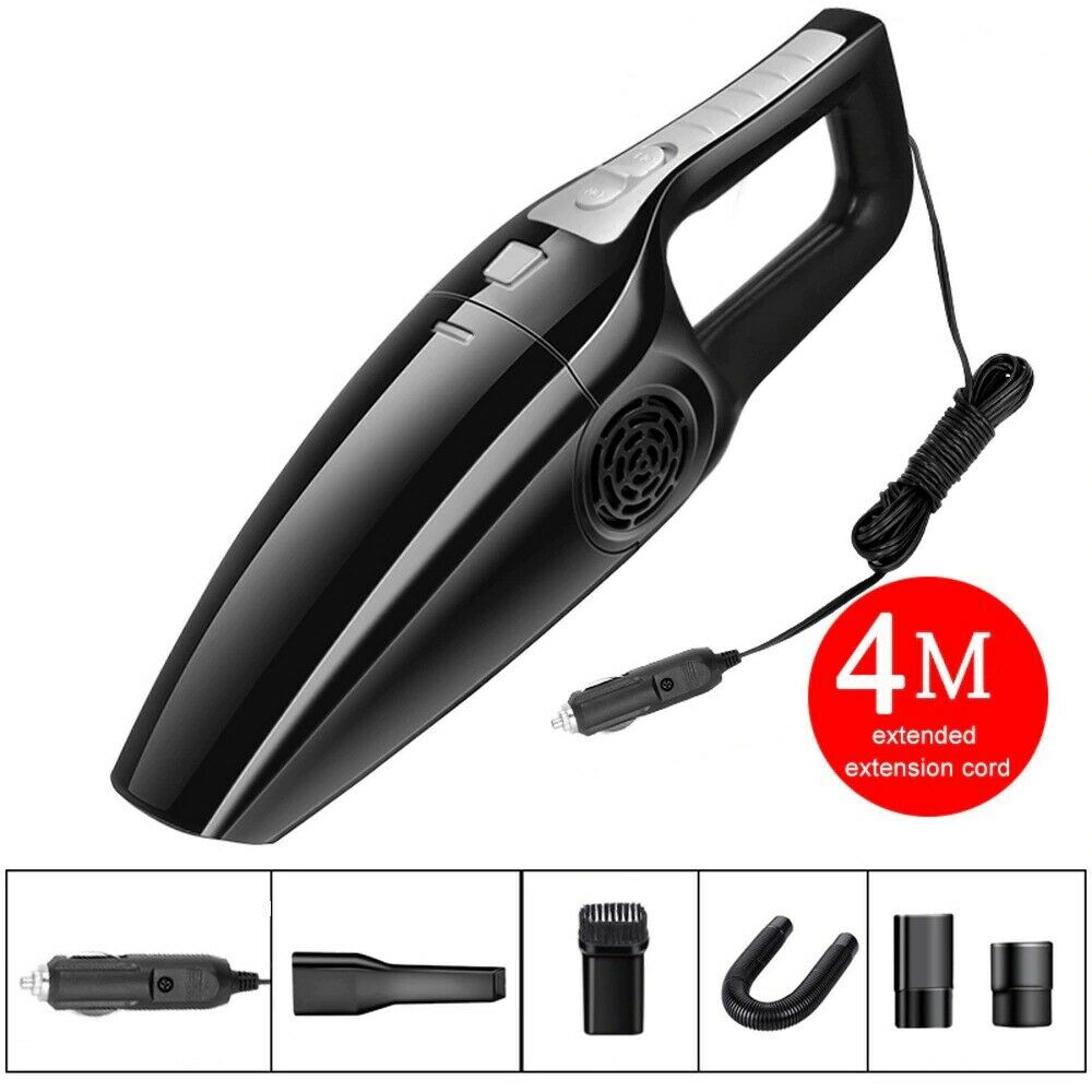 TEMU Portable Car Vacuum Cleaner, 120w Car Vacuum Cleaner With High For Wet Car Vacuum Cleaner, Mini Portable Car Vacuum Cleaner