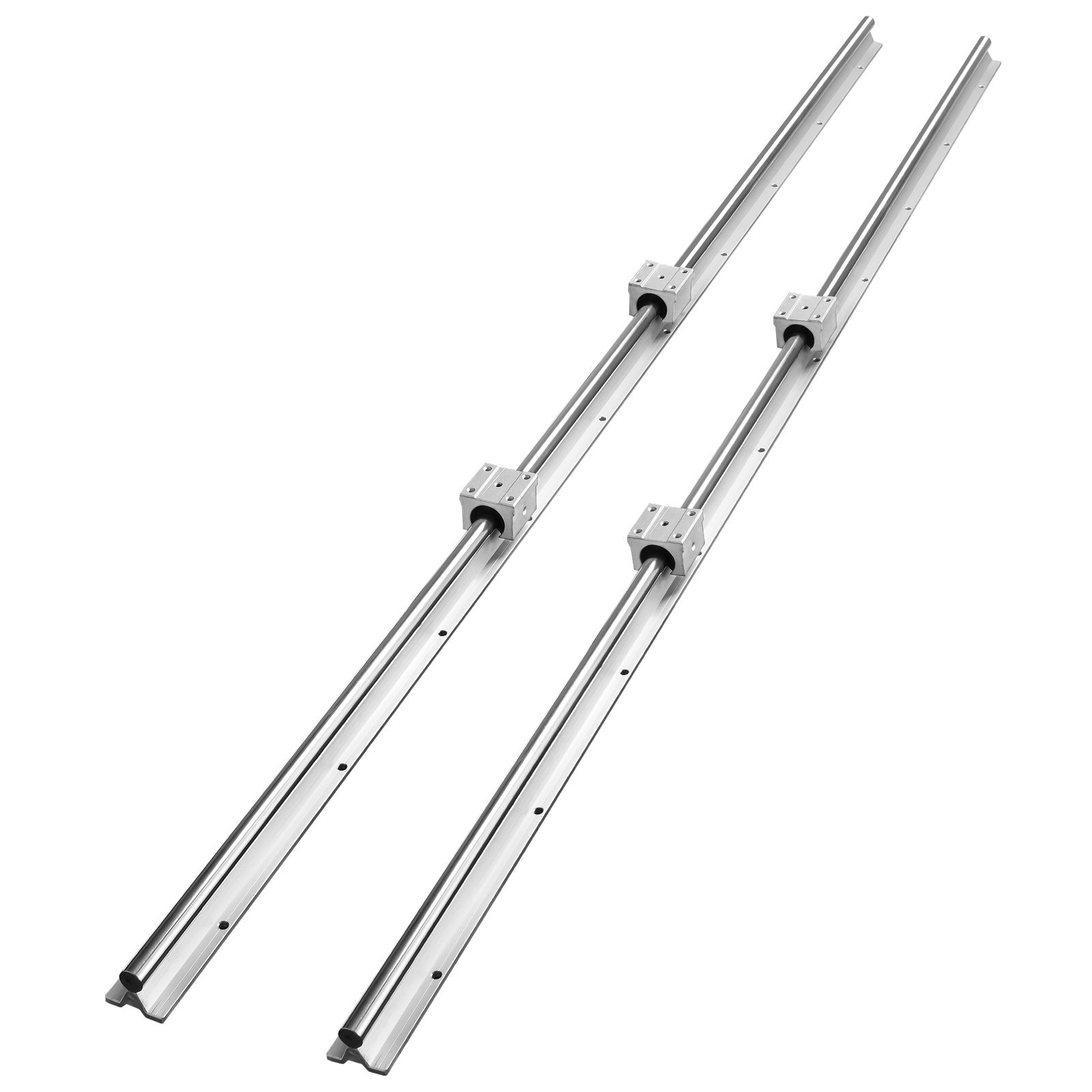 TEMU Vevor Linear Guide Rail Set, Sbr20 800/1000/1200/1500/2000/2200mm, Sbr20 Guide Rails And Sbr16uu/sbr20uu Slide Blocks, Linear Rails And Bearings