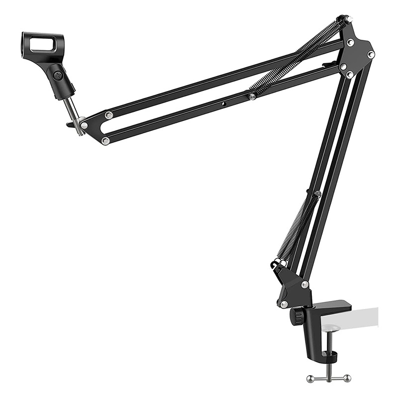 TEMU Support de Microphone, Support de Microphone Amélioré avec Adaptateur de Vis 3/8" à 5/8" et Clip pour Yeti Nano, Yeti x et Autres Microphones,