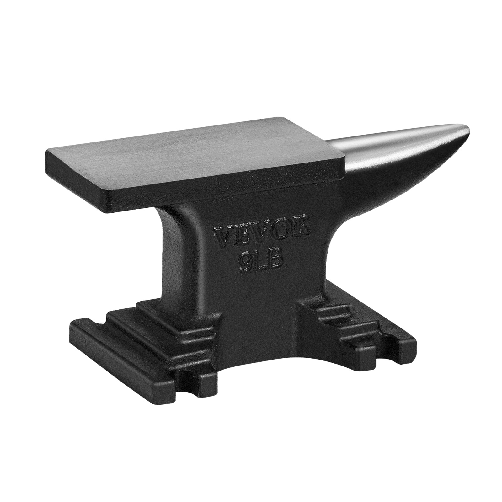 TEMU Vevor Single Horn Anvil, High Hardness Rugged Round Horn Anvil Blacksmith,8.8lbs Cast Steel Anvil, And , Tools And Equipment, Tool For Bending