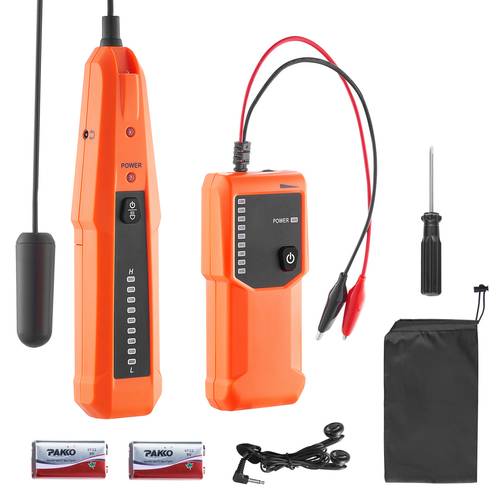 underground cable locator 3 ft max detection depth wire tracer break detector finder with earphone 1000 ft max detection length cable tester for pet fence buried sprinkler irrigation
