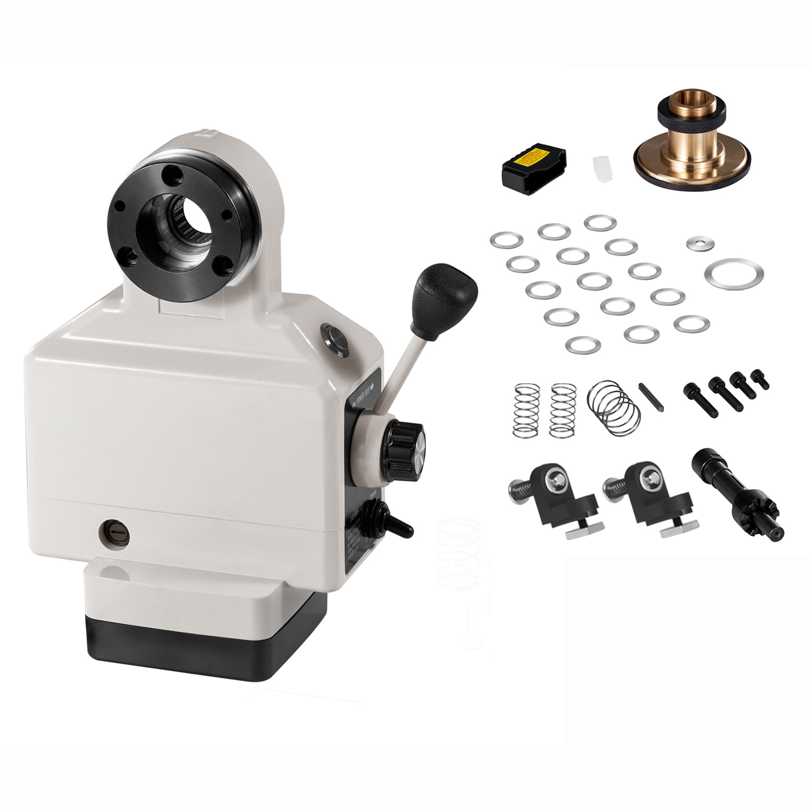 TEMU Alimentation motorisée axe Z VEVOR pour fraiseuse, couple de 450 in-lb, vitesse de rotation réglable 0-200 tr/min, de table motorisée 120V, pour