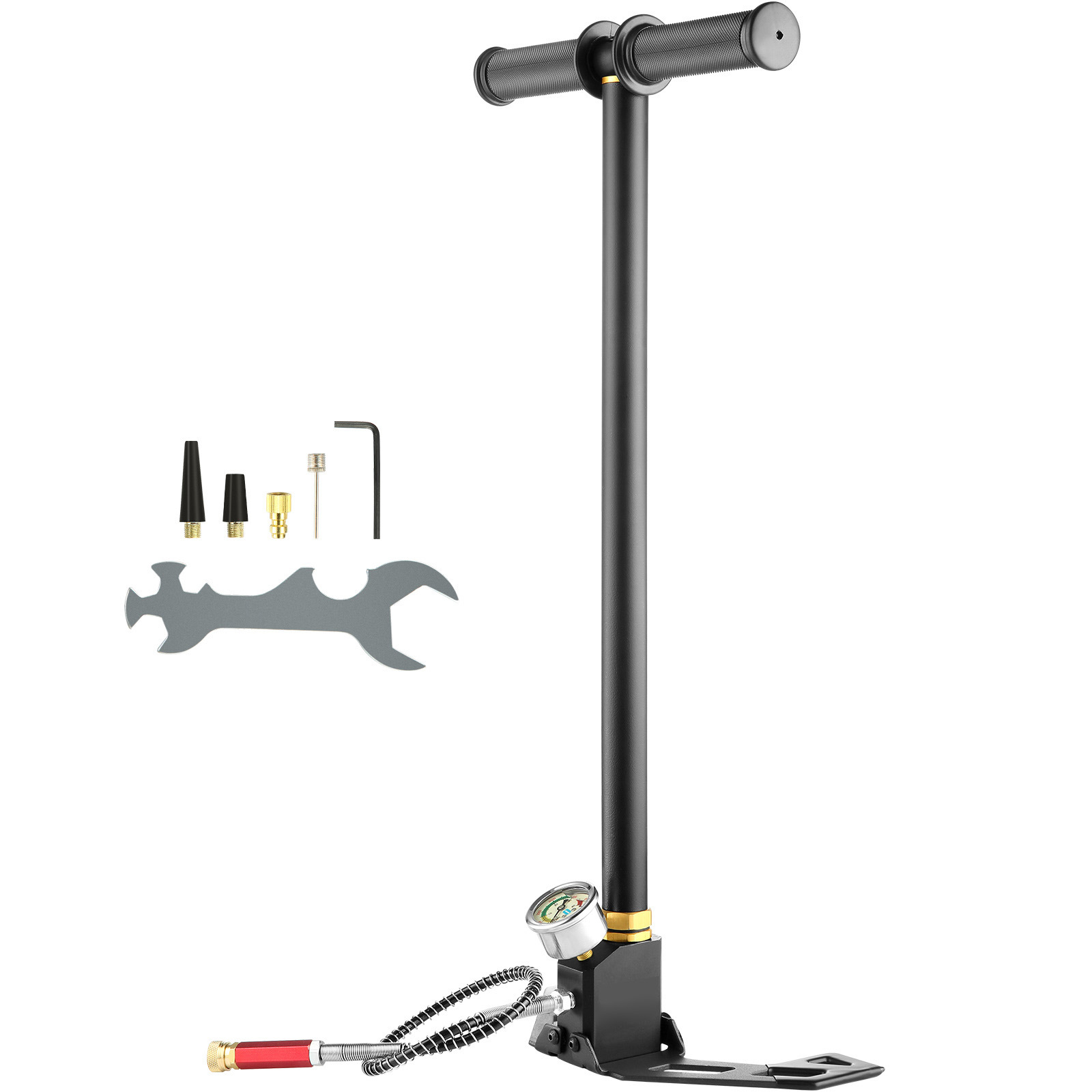 TEMU VEVOR Pompe à Main Haute Pression 3 Étapes Pompe de Remplissage 4500PSI (30MPA)