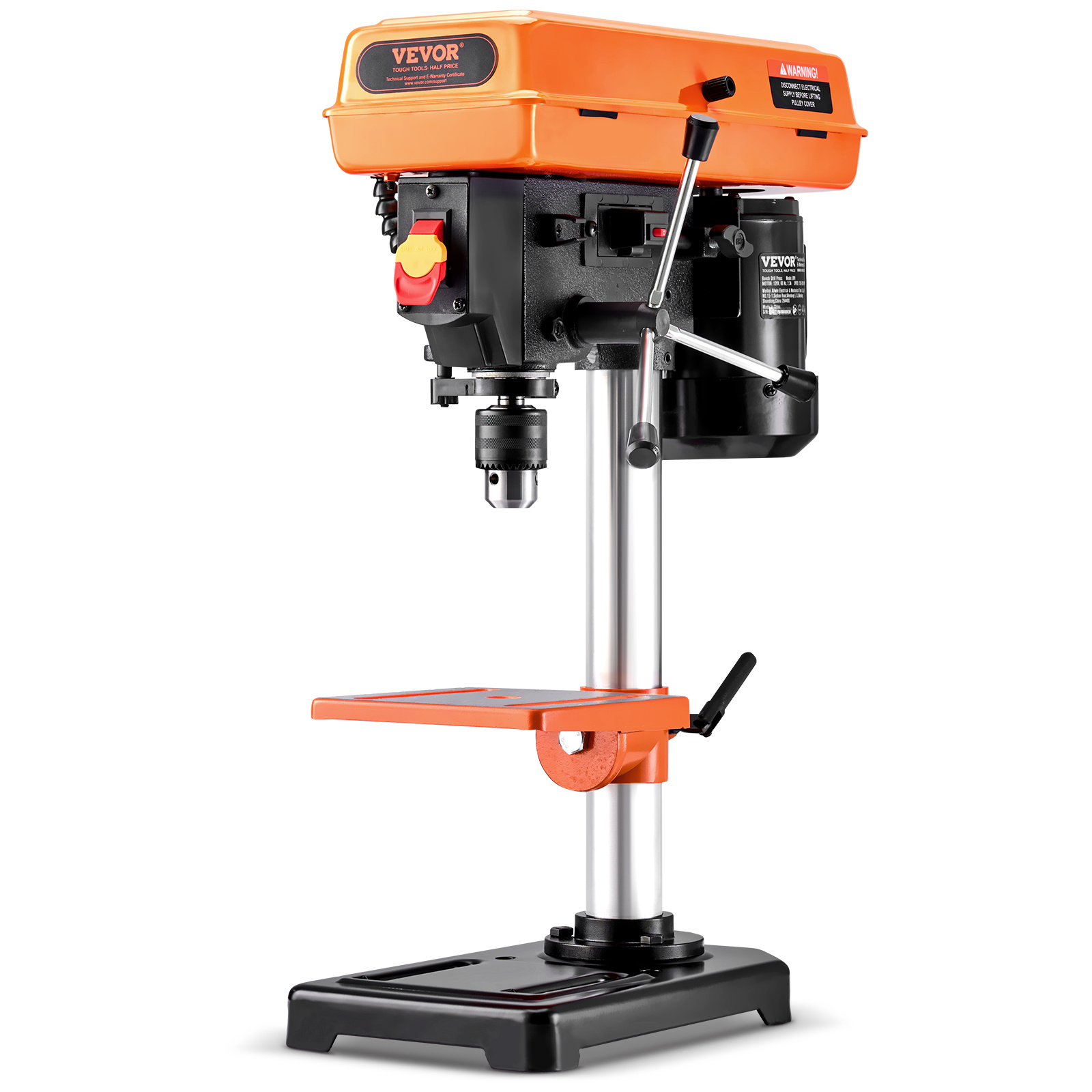 TEMU Vevor 8 In Benchtop Drill Press Tabletop Drilling Machine 750-3200rpm Adjustable
