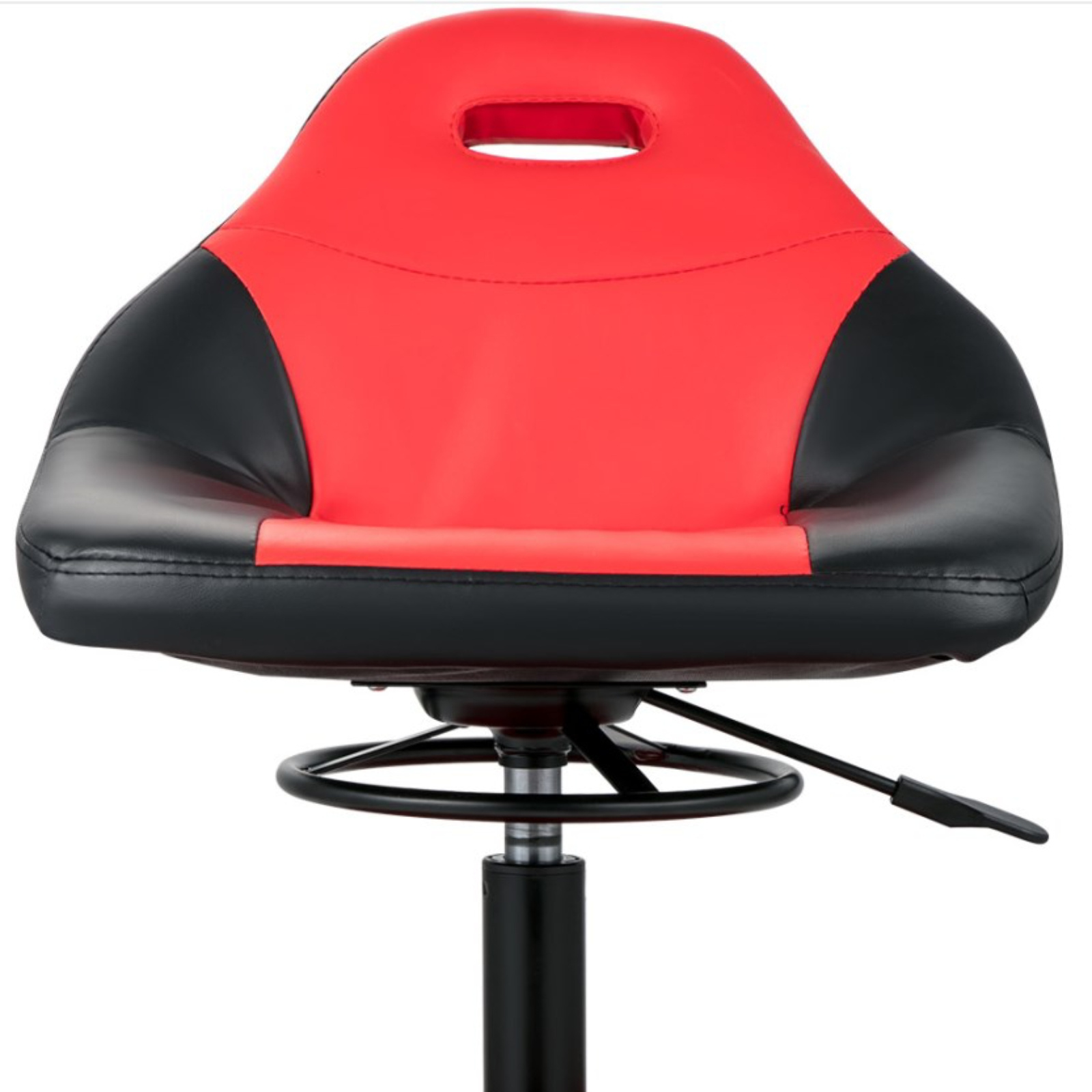 TEMU Vevor Rolling Garage Stool, 135 Kg Capacity, Adjustable Height From 54 Cm To 66 Cm, Mechanic Seat With 360-degree Swivel Wheels And Tool Tray,