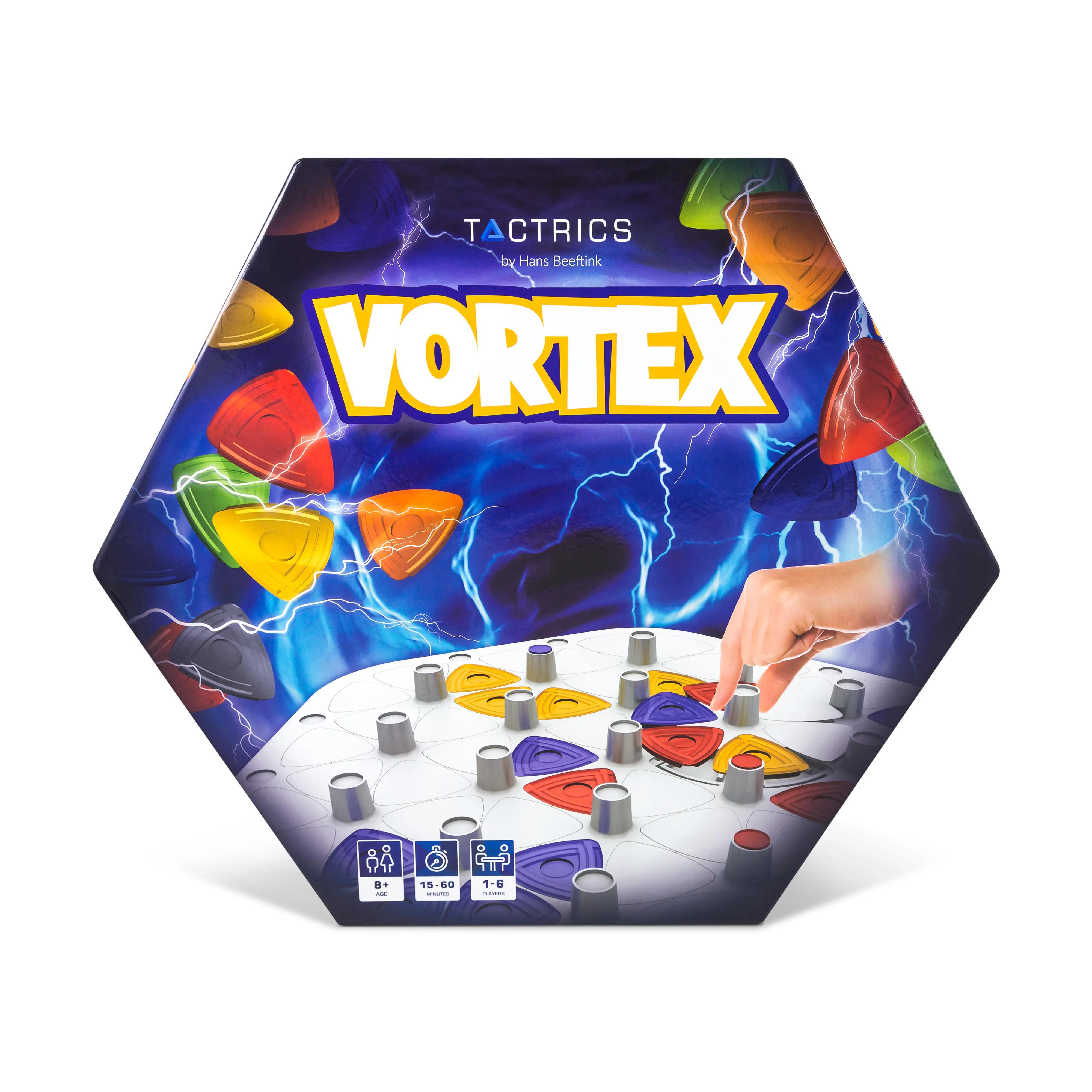 TEMU MTC LX Vortex Jeu de de Plateau – Jeu Amusant pour les Familles | 2 à 6 Joueurs | Inclut les Modes de Jeu Solitaire Croisement, Chat et Souris |