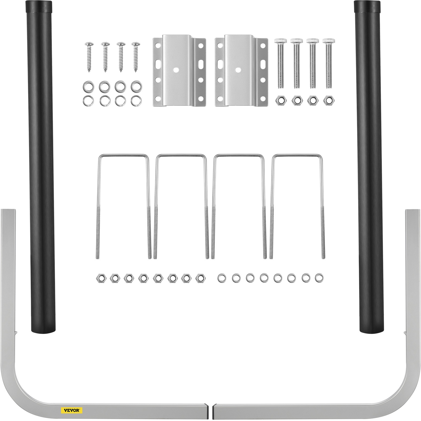 TEMU Guide-ons de remorque de bateau VEVOR, 40", 2 pièces de guides de remorque en acier galvanisé anti-rust, guides de remorque avec tuyaux en PVC