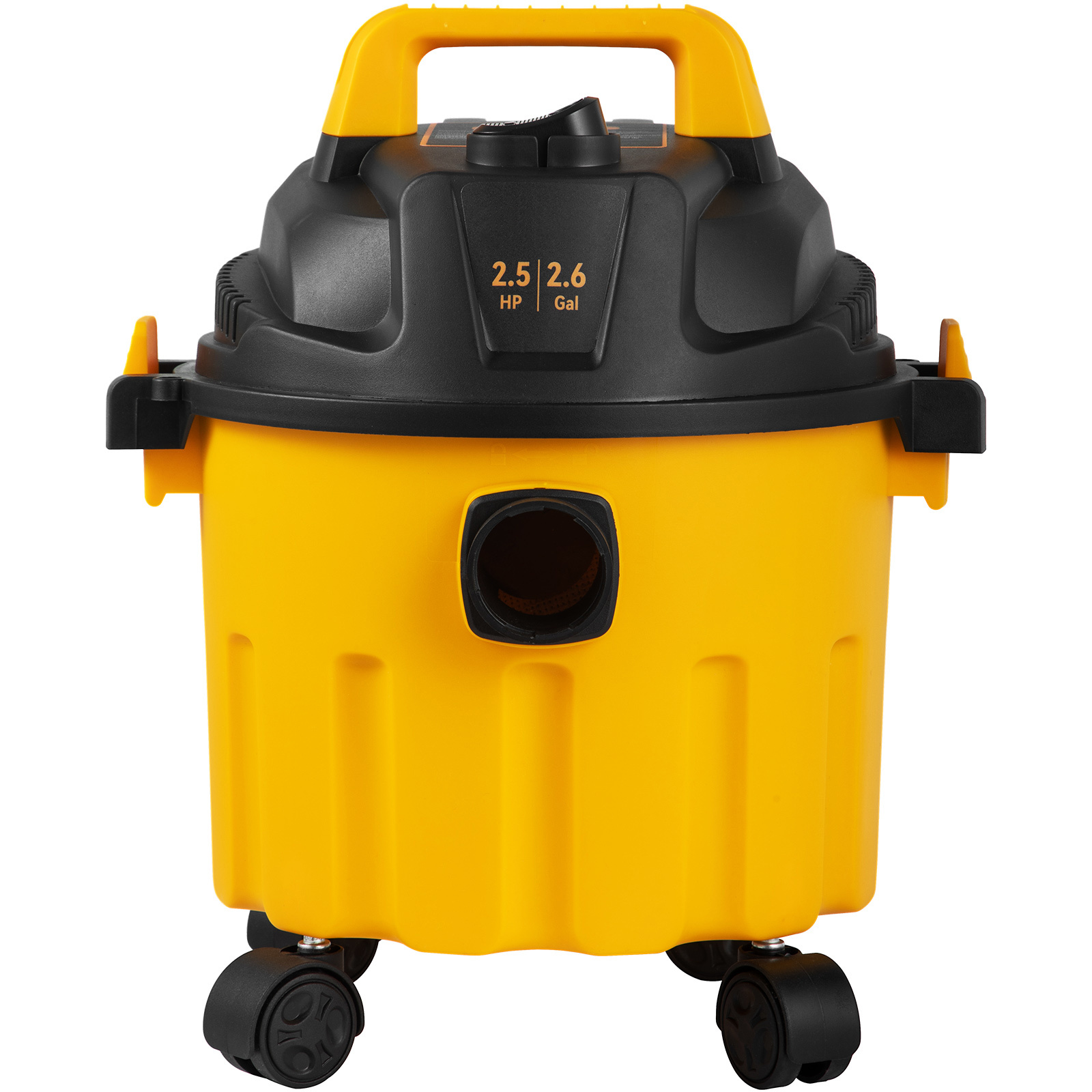 TEMU Vevor , 2.6/4/5 Gallon, 2.5/5/6 , 3 In Vacuum With Blowing Function, Portable With Attachments To , Upholstery, , Car, Etl , Black/yellow