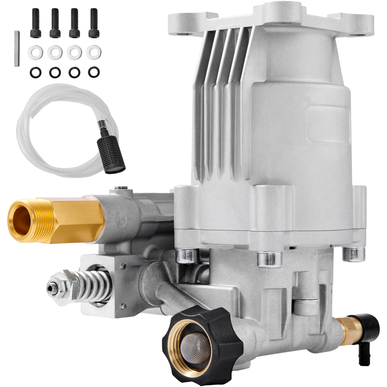 TEMU Vevor Pressure Washer Pump, 3/4" Shaft Horizontal, 3400 Psi, 2.5 Gpm, Replacement Power Washer Pumps Kit, Parts Washer Pump, Compatible With ,