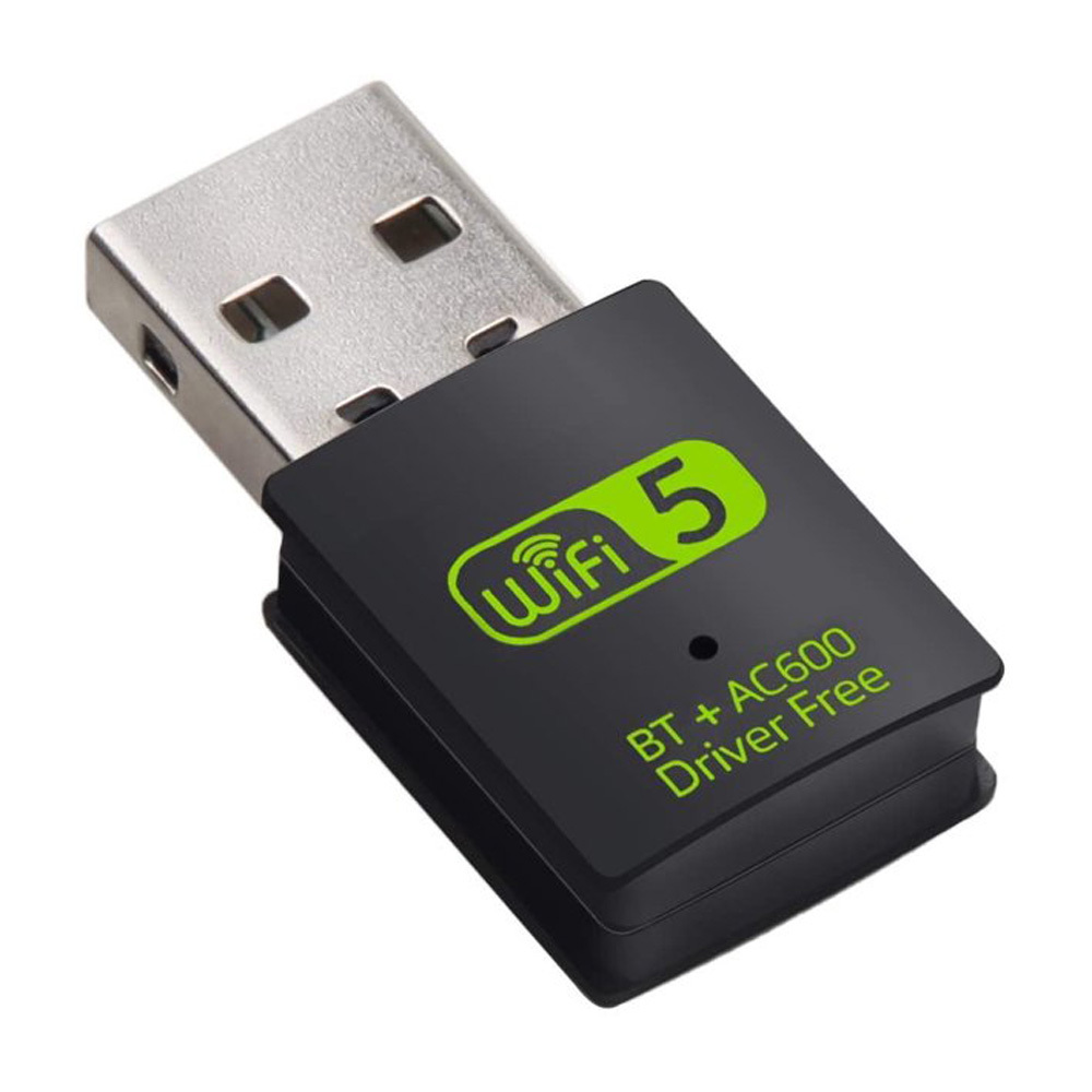 TEMU Usb Wifi Bluetooth Adapter 600mbps Dual Band 2.4/5ghz Wireless Network Receiver