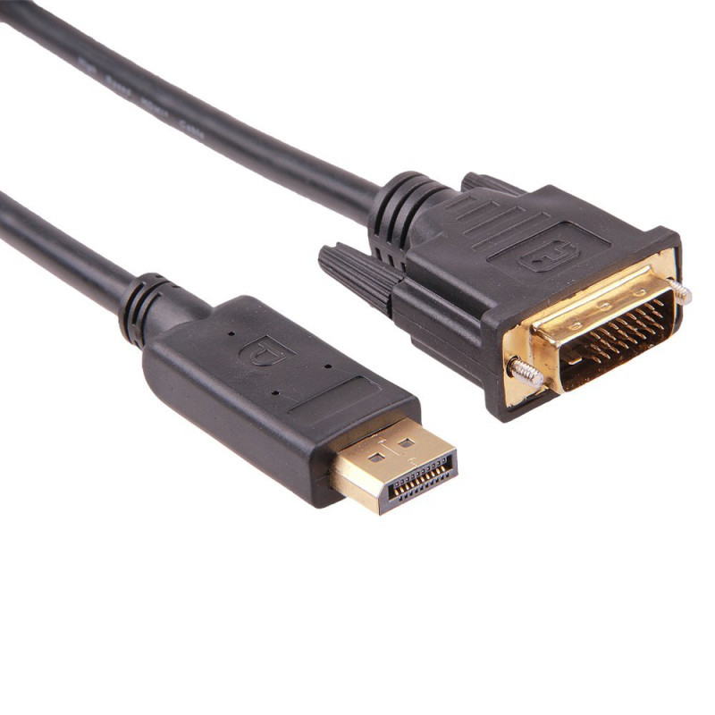 TEMU Câble adaptateur vers de 3 pieds (1 m) pour convertir un port DisplayPort DP en DVI