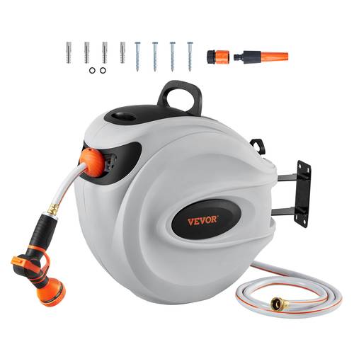 retractable hose reel water hose reel 65x5 8 84x5 8 100x1 2 115x1 2 130x1 2 180 swivel wall mounted