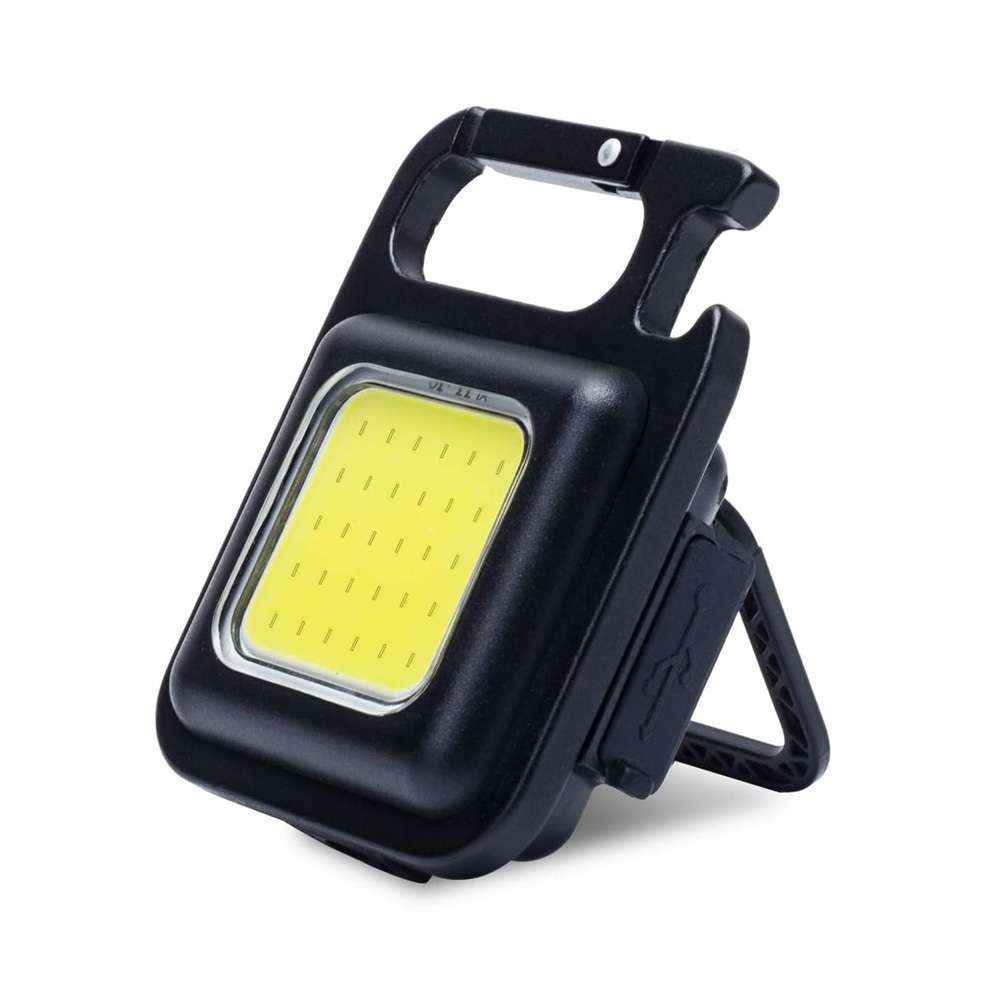 TEMU Lumière de poche à LED COB, 500 lumens, mini aimant rechargeable, clé de voiture