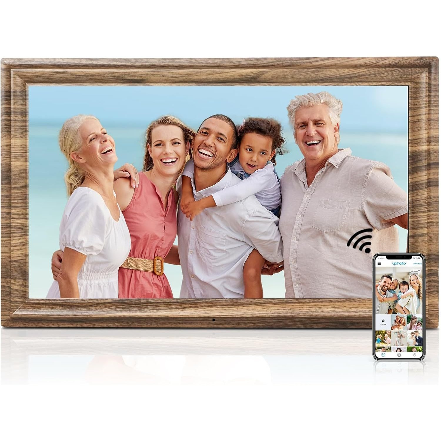 digital photo frames sold on Temu Canada