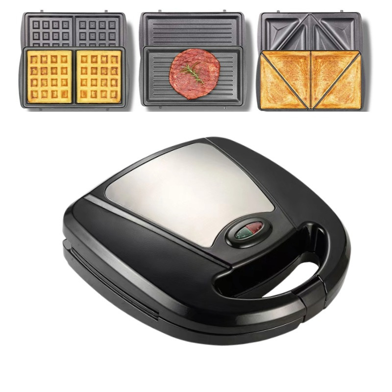 TEMU Machine à sandwich, , grille-pain et presse-pâtes électrique avec plaque antiadhésive, facile à nettoyer, chauffage rapide