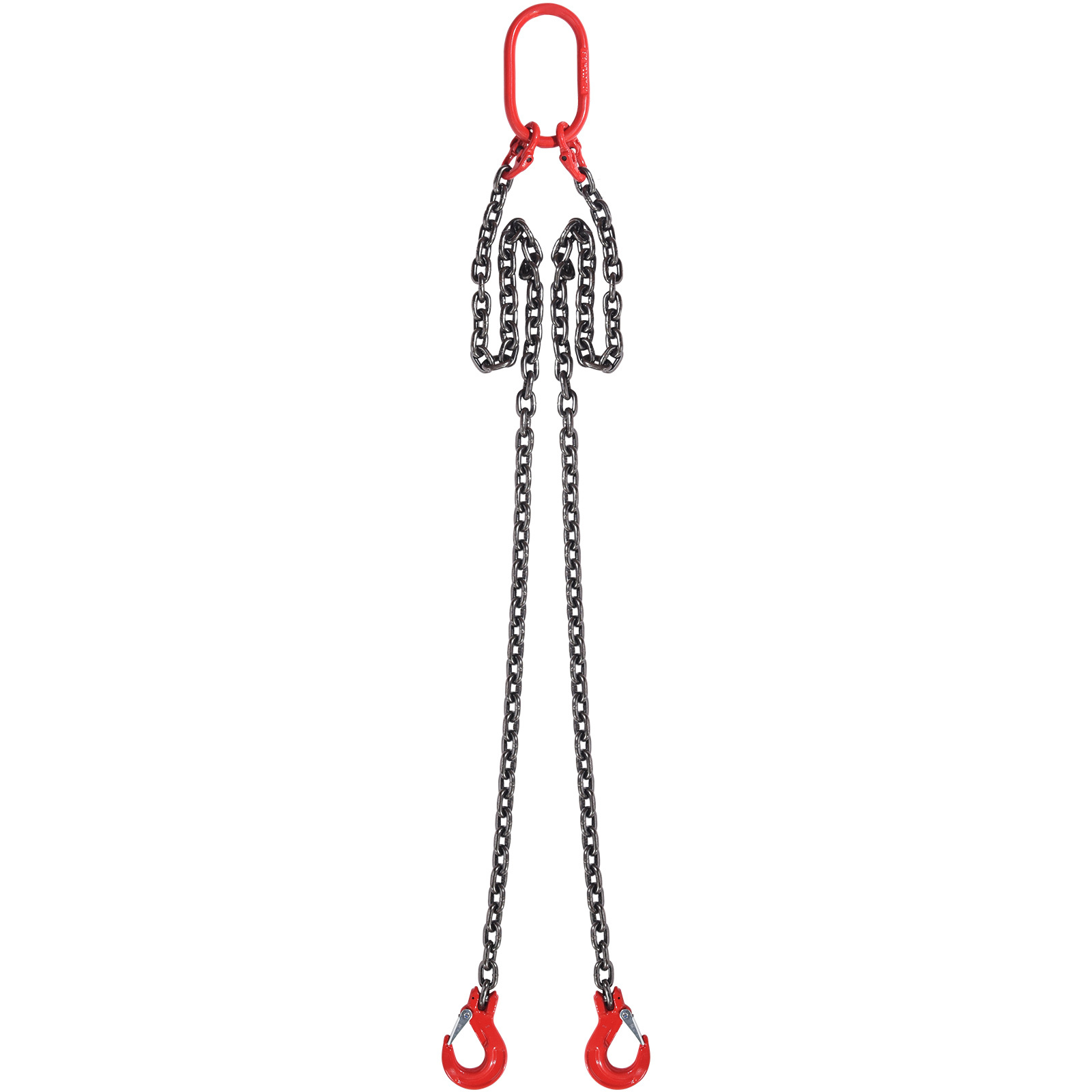 TEMU Chaîne de levage VEVOR 8 mm x 150 cm à 2 jambes avec crochets de G80, capacité de 2993 kg