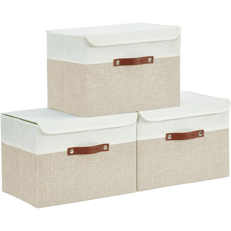 TEMU DECOMOMO 3 pièces Organisateurs de rangement cylindriques superposables de haute qualité - Idéal pour , armoires, dortoirs et . utilisé avec