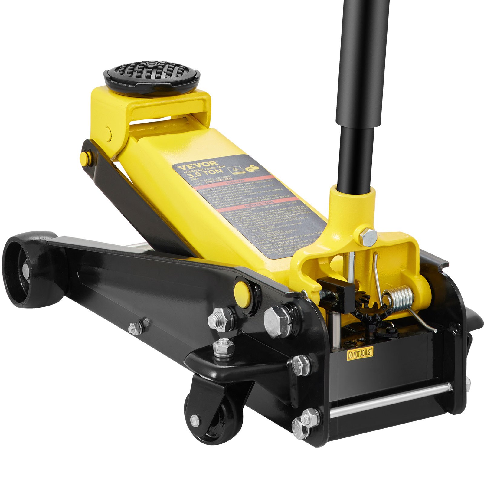 TEMU Vevor Low Profile Floor Jack 3 Ton Single Piston Hydraulic Pump