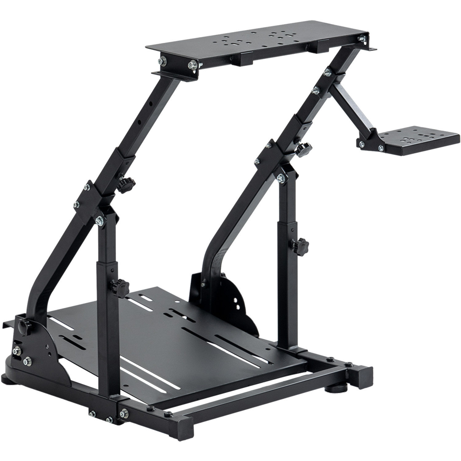 TEMU Racing Wheel Stand, Height Adjustable And Foldable Add Reinforcement Bars,fit For Logitech G27,g29,，steering Wheel Stand Can Upgrade