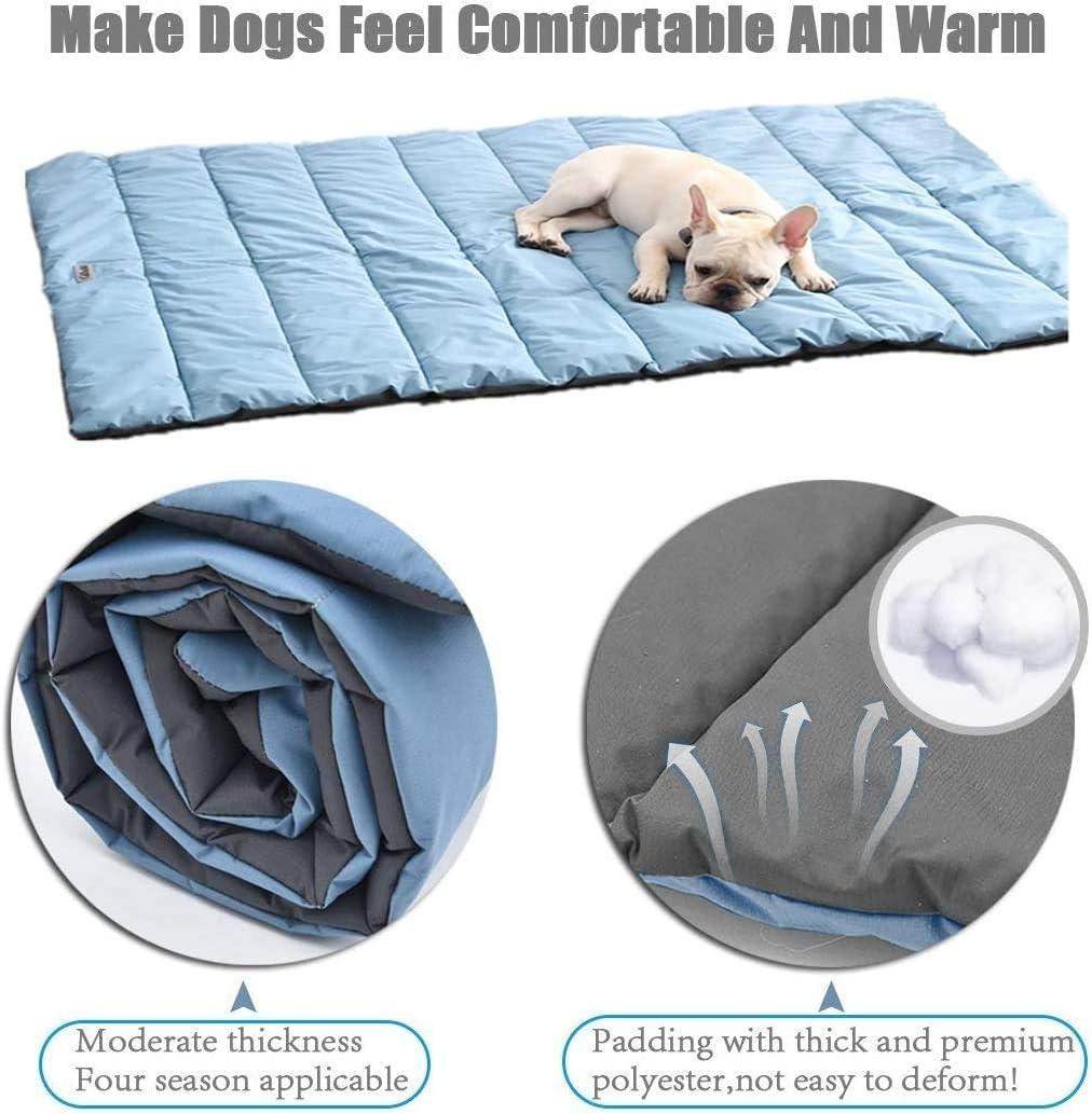 outdoor waterproof dog bed washable large size durable water resistant portable and camping travel pet mat fit indoor outdoor use for dogs cat 47 x 28 blue Product details 3