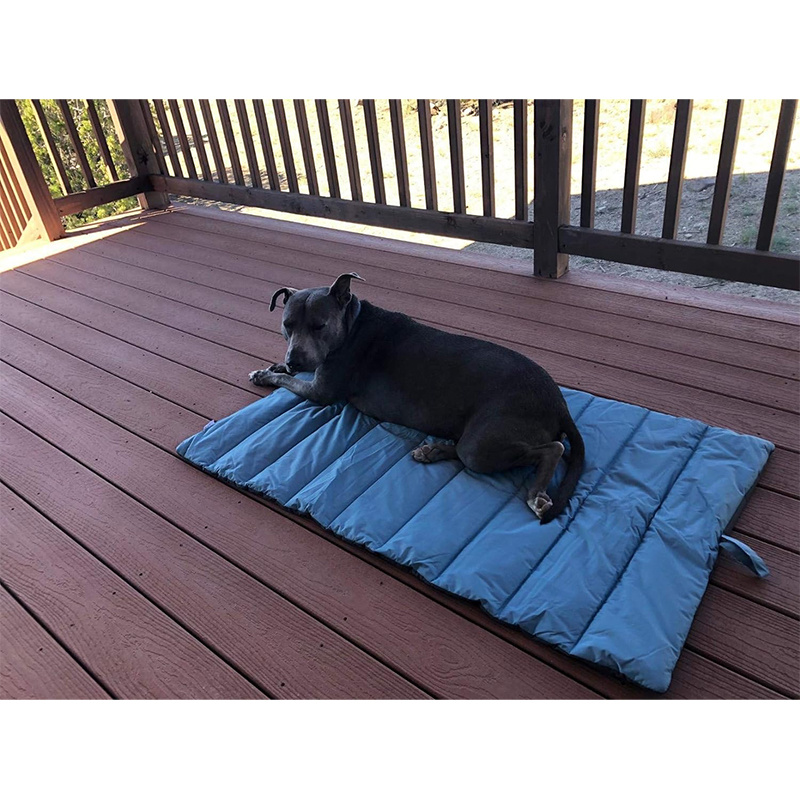 outdoor waterproof dog bed washable large size durable water resistant portable and camping travel pet mat fit indoor outdoor use for dogs cat 47 x 28 blue Product details 5