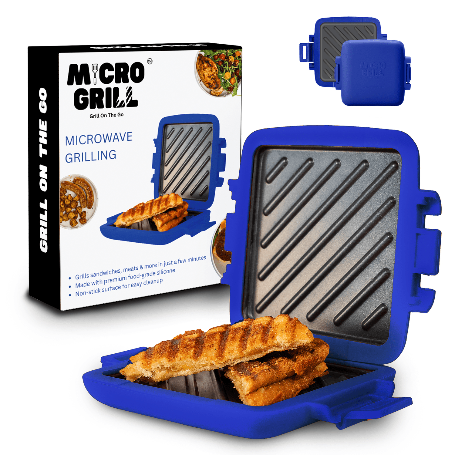 TEMU | Machine à Sandwichs pour Micro-ondes - Machine à Grillés au Fromage - - Machine à Toast - Presse à Panini - Machine à Sandwichs de Voyage -