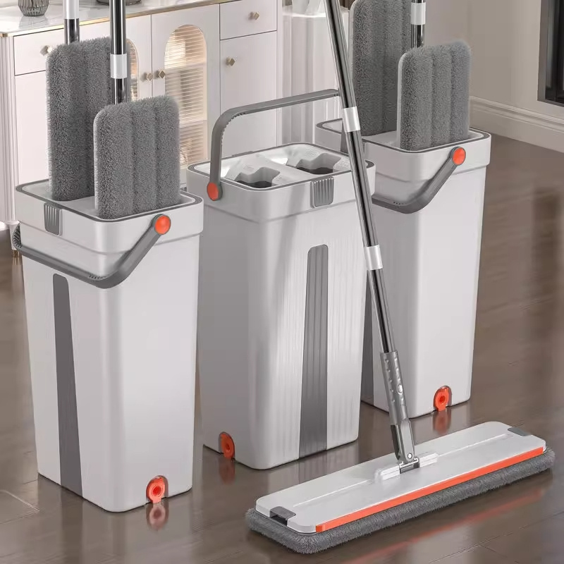 TEMU Balai Laveur Anti-Rayures Nettoyage Facile des Sols avec Technologie de Grattoir Intégrée