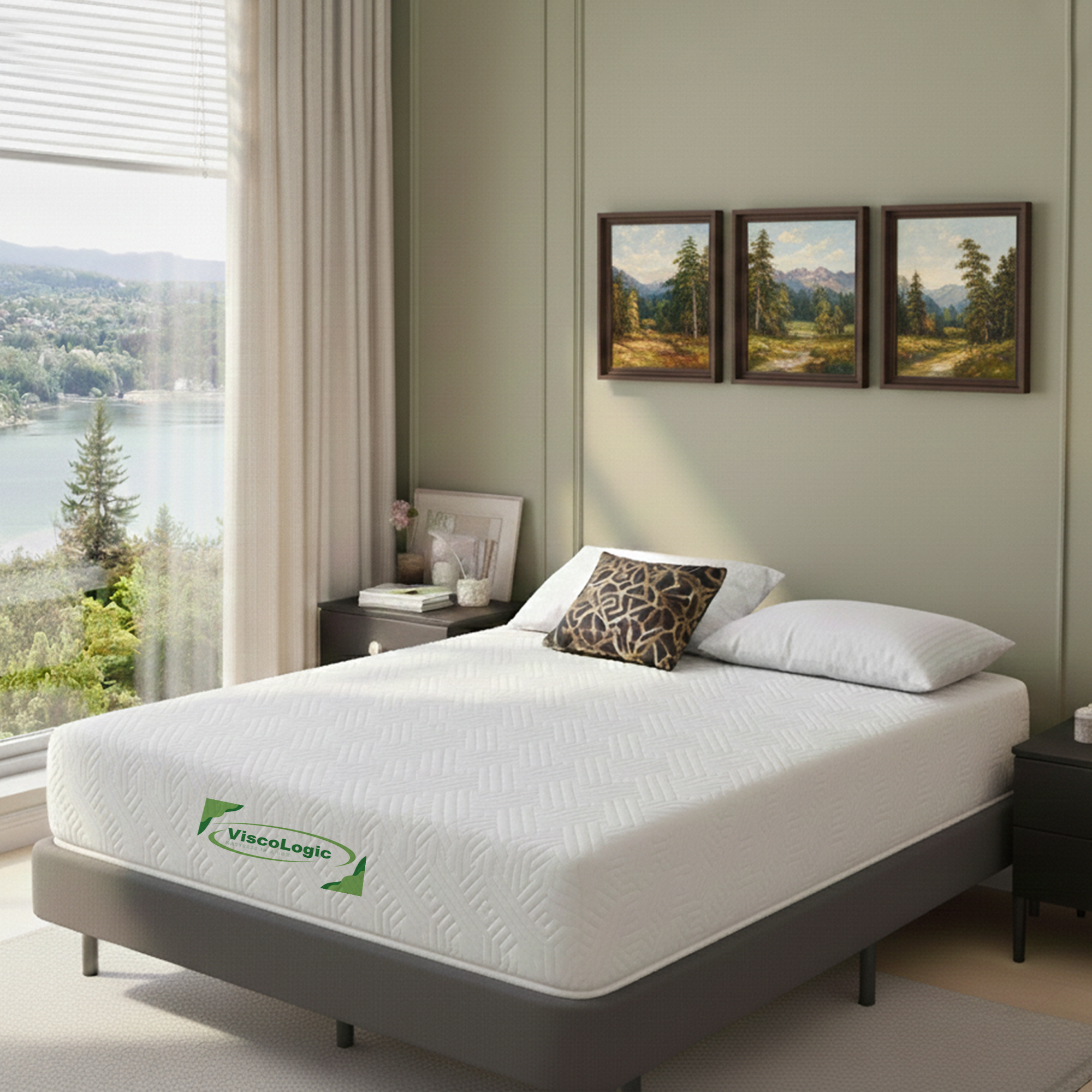 TEMU 10 Inch Full Mattress Firm Support All Sleepers, Foam Mattress & Pressure Relief Made In Canada , Full/ Double Mattress