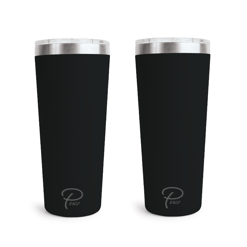 TEMU 2 Pack Of 20oz Insulated Tumblers, Stainless Steel With Matte Coating, Double Wall Vacuum Insulated, Condensation Free, Spill Free, Dishwasher