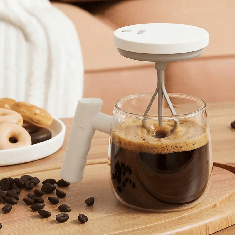 TEMU A Coffee Cup With A Lid, A Handle, Heat-resistant And Drip-proof, Suitable For Outdoor Use, For Or Travel, An Ideal Gift For Giving, A Must-have
