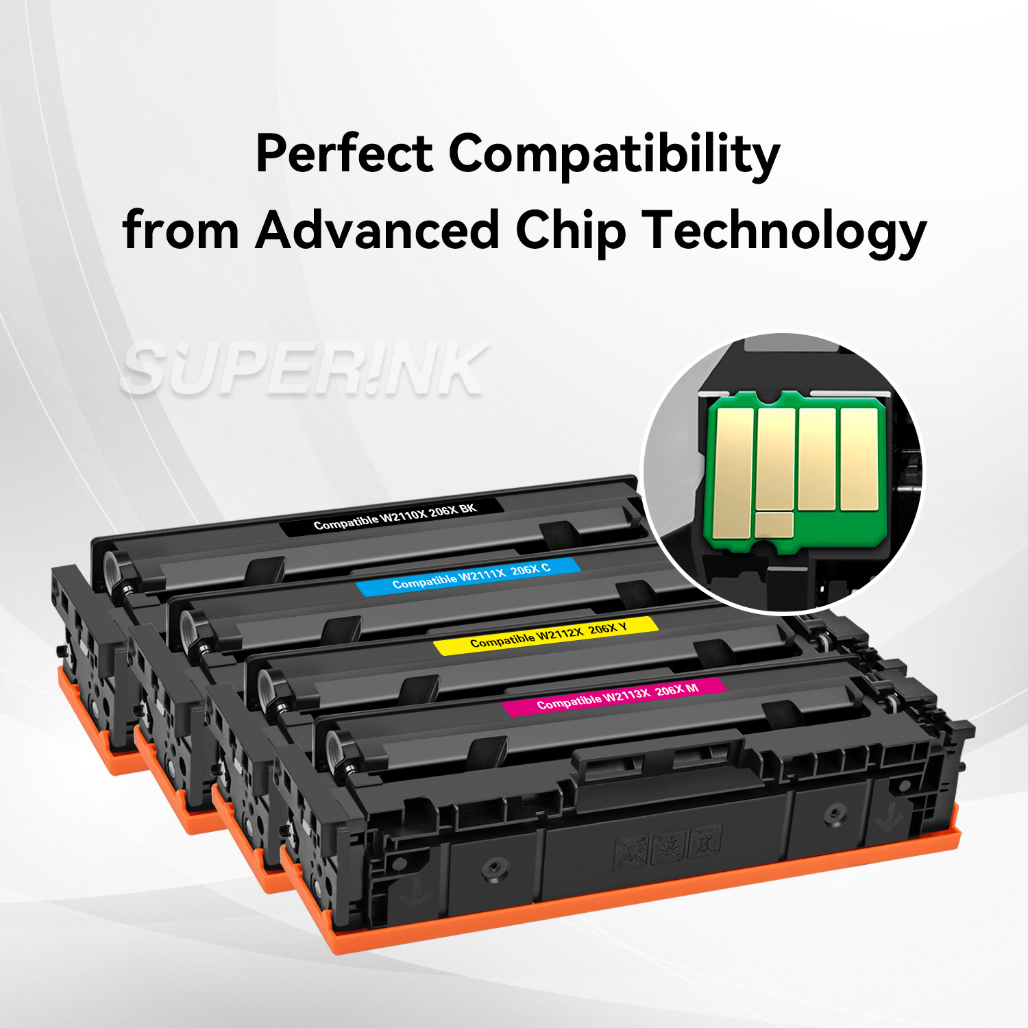 TEMU Compatible 206a 206x Set