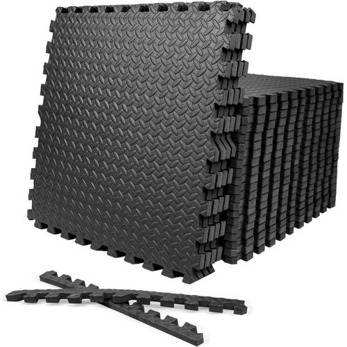 1 2 inch thickness multipurpose eva foam floor tiles 24 inch x 24 inch interlocking floor mat for indoor gym and home use multiple pack options 6 12 18 or 24 tiles
