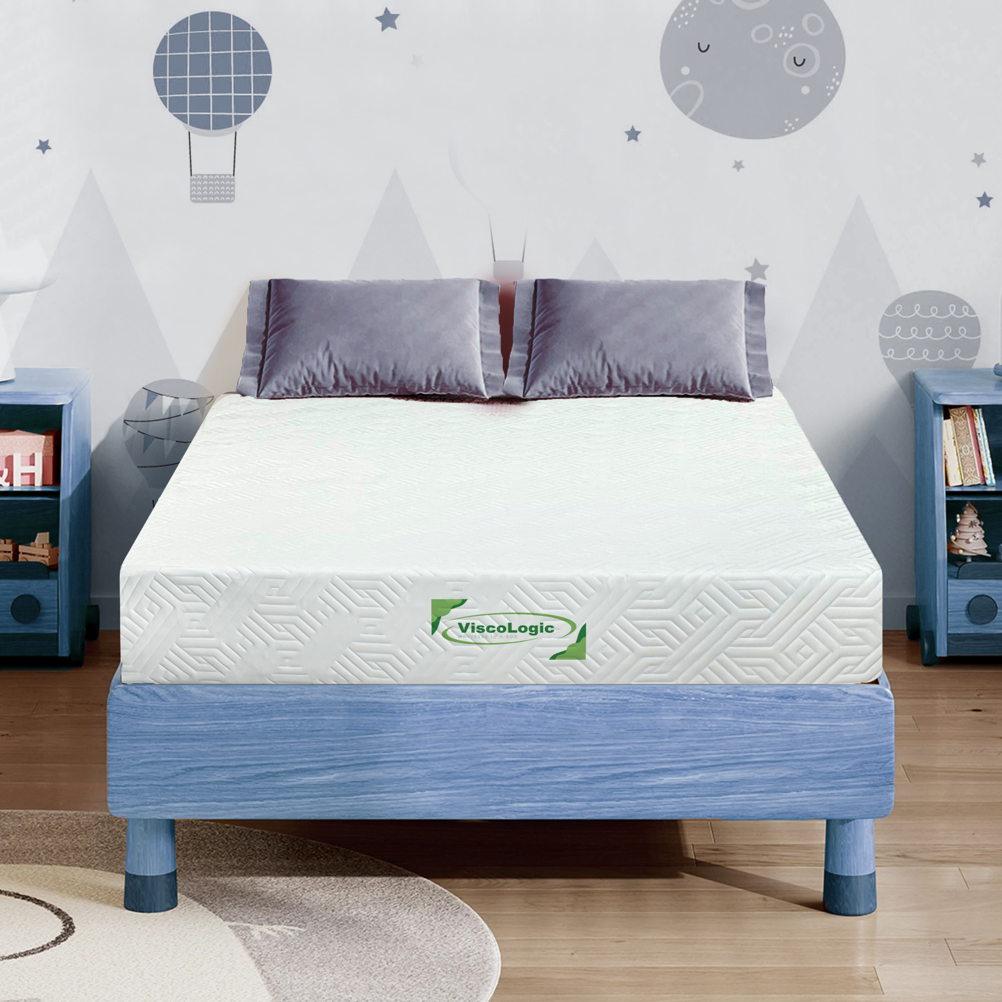 TEMU Ca Mattress, 5 Inch Reversible Foam Mattress, Medium Firm & Sleep Supportive, Removable Cover, ® Certified, Twin/ Single