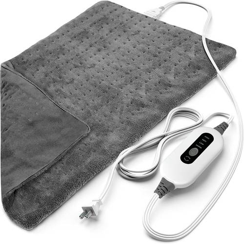 12x24in heating pad for back fast heating ultra soft flannel with heat settings auto shut off machine washable heat pad for neck shoulders abdomen women s monthly heat 12x15in gifts for dad mom
