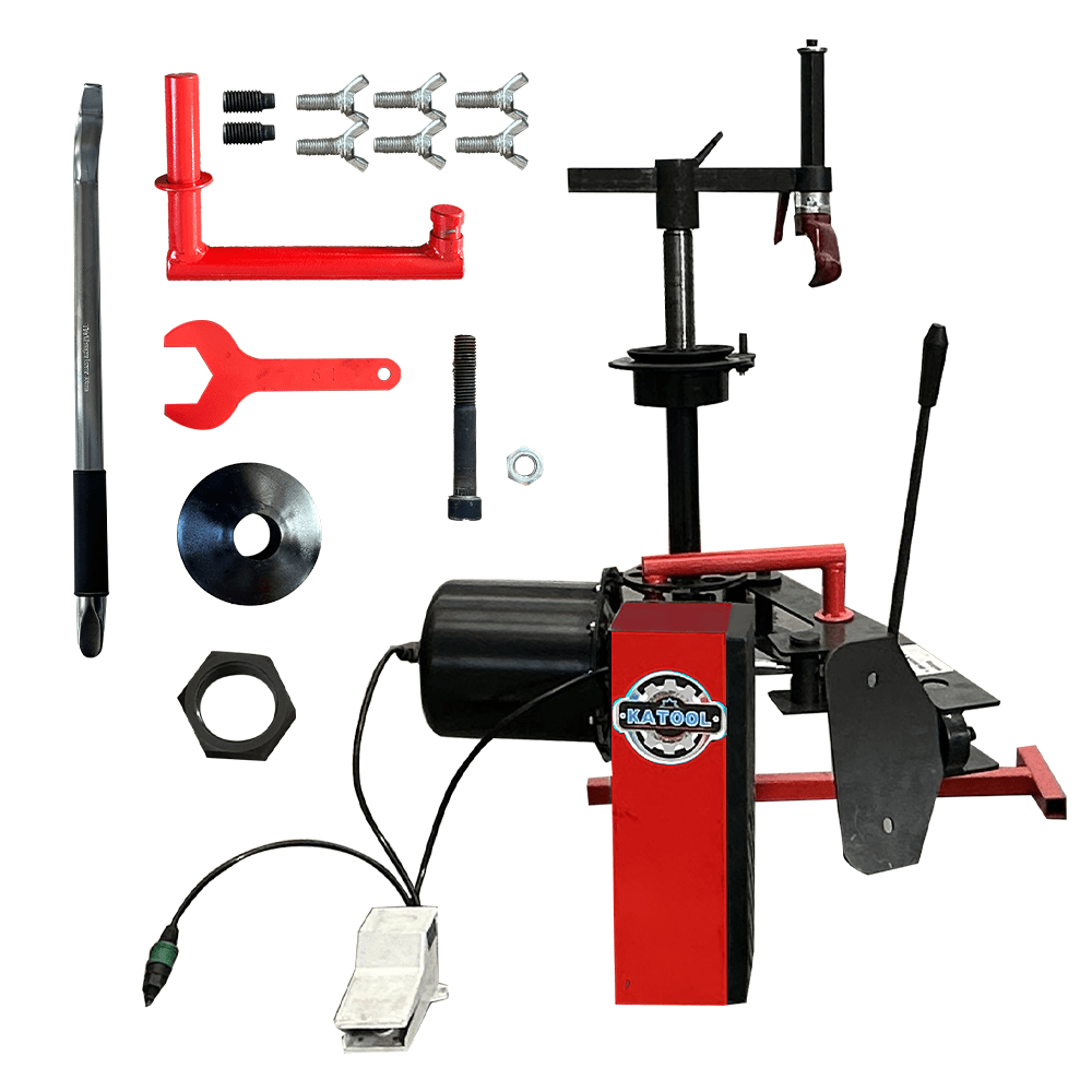 TEMU AUTOKATO KT-1030P Mini Machine de Changement de Pneus 10-21 Pouces - Compacte et Puissante pour les Sauvetages Routiers et les Réparations de
