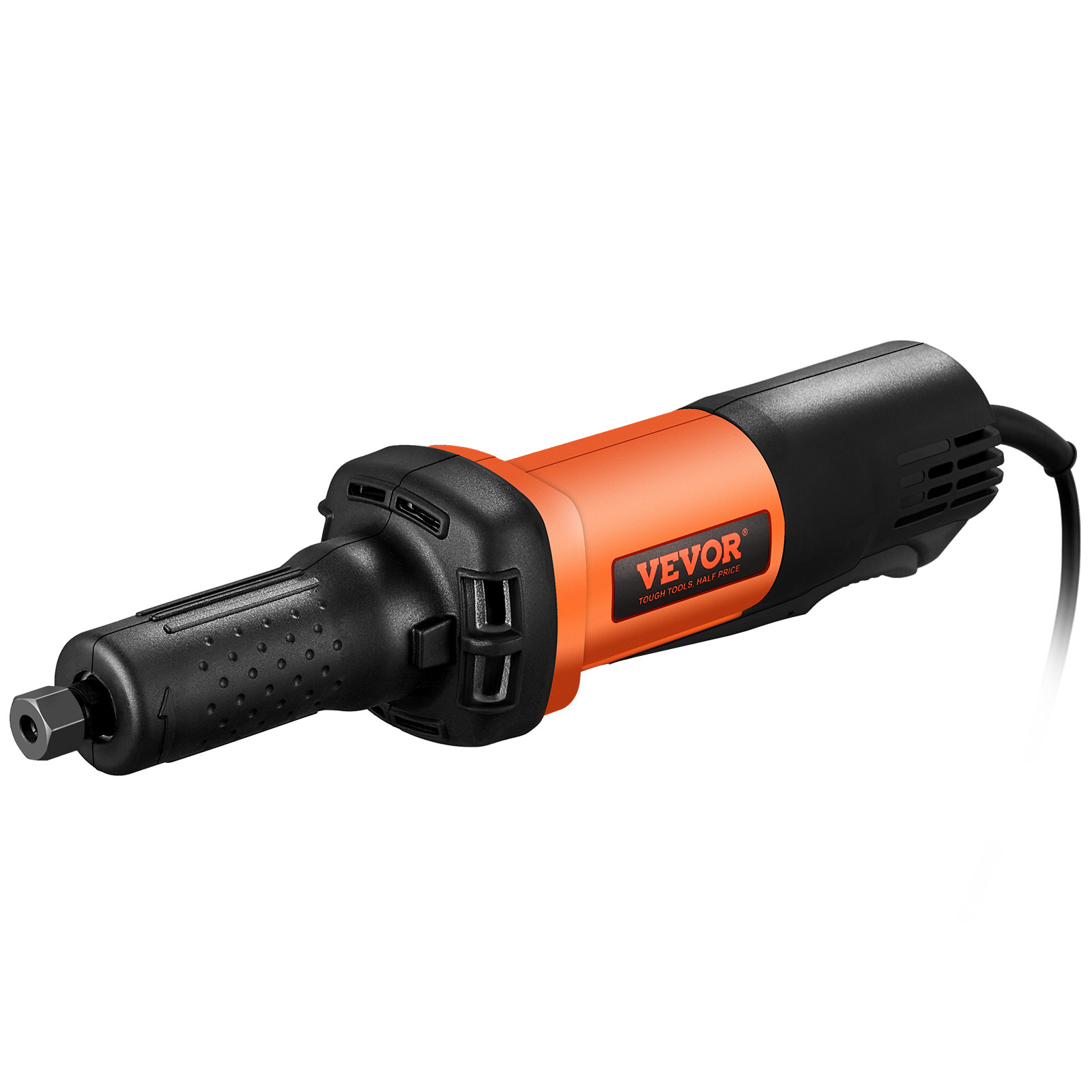 TEMU Meuleuse d'angle VEVOR, Pince-puce de 1/4" Vitesse Variable (10000-28000 tr/min), Électrique Robuste, Poignée Ergonomique pour de Rouille,