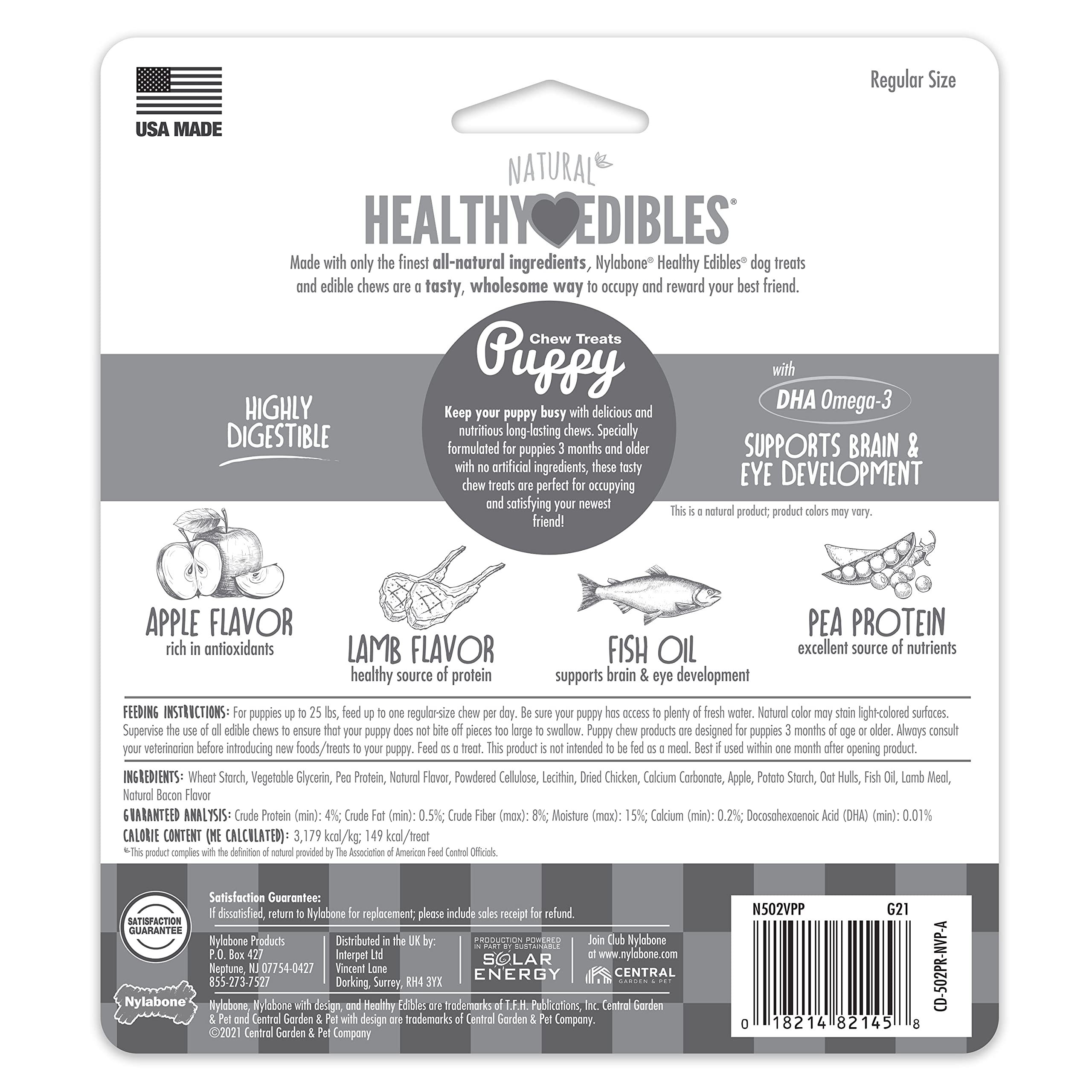   healthy   puppy chew treats lamb   regular 3 count Product details 7