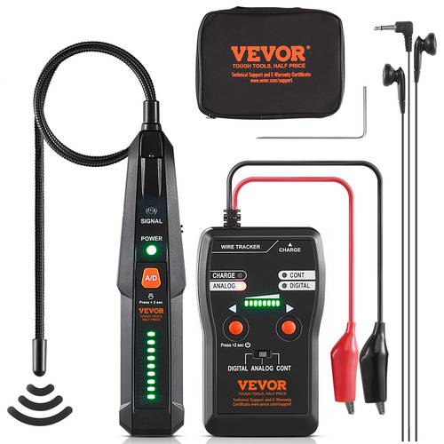 underground cable locator 6 5 ft max detection depth wire tracer break detector finder with earphone 3280 ft max detection length cable tester for pet fence buried sprinkler irrigation