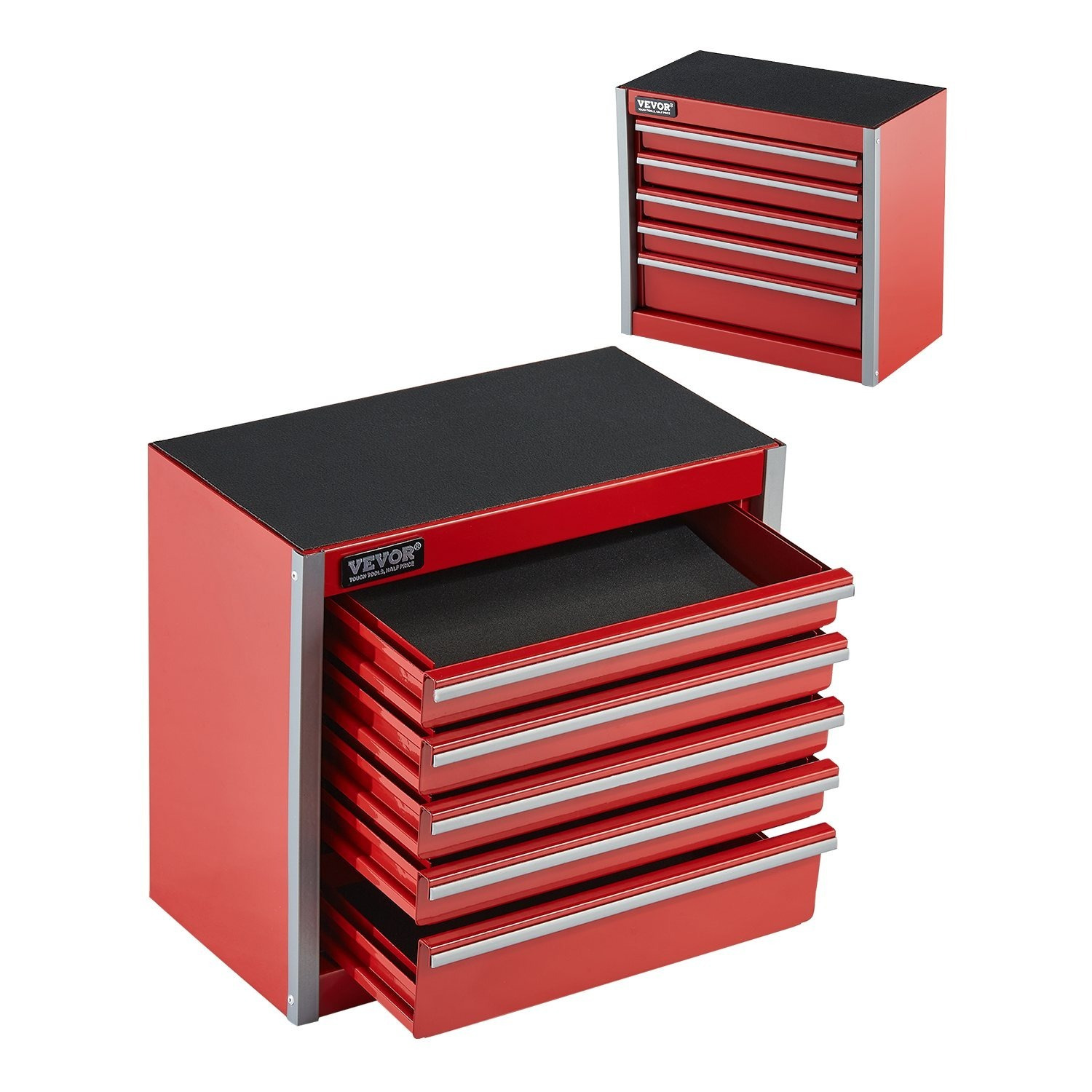 TEMU Boîte à Outils VEVOR Portable 8,6 Pouces avec 5 Tiroirs, Organisateur d'Outils en