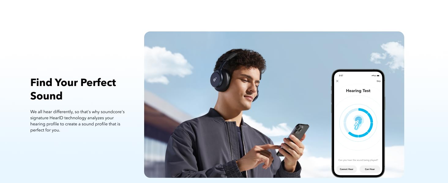 Soundcore by Anker, Space One, Casque avec Réduction Active du Bruit, Réduction de Voix 2X Plus Puissante, 40H d'Autonomie ANC, Contrôle par App, Hi-Res LDAC, Confort Optimal, Appels Clairs, Bluetooth 5.3