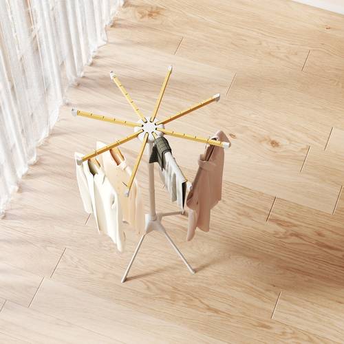 clothes drying rack foldable laundry drying rack with 8 bamboo hanging rods 40 hanger slots and heavy duty metal frame collapsible space saving octopus airer for indoor use