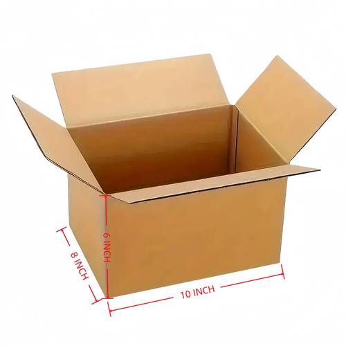 20 pack cardboard boxes 10x8x6 inches sturdy corrugated cardboard packing boxes for shipping storage organization durable flaps for secure packaging shipping boxes reusable storage easy handling