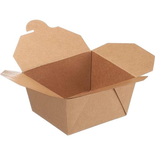 mtc 50pack 26 oz take out food containers paper take out boxes microwaveable leak and grease resistant to go containers for restaurant catering food truck recyclable lunch