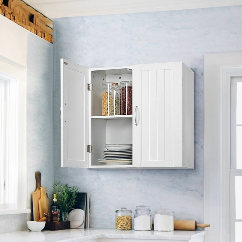 TEMU DESIGN Organisateur de Rangement d' avec Étagère Réglable, Unité d' Murale pour Salon, de Rangement de Cuisine pour Buanderie, Buanderie, Salle
