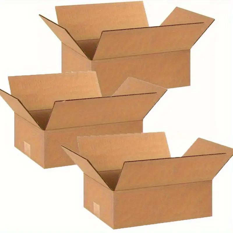 TEMU 10 pièces Boîtes d'expédition en carton 12x9x4 pouces avec intérieur - Boîtes postales robustes, emballage en gros pour petites entreprises,