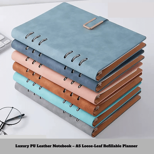 gift ready a5 business journal magnetic metal binder