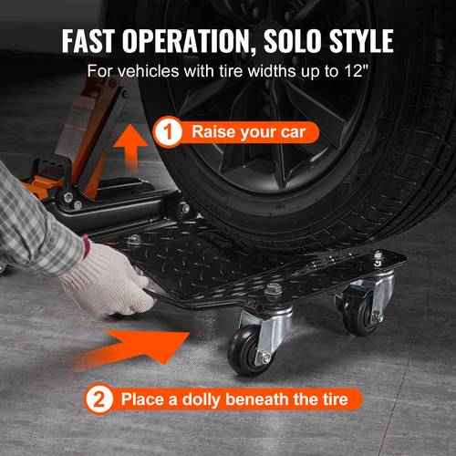 wheel dolly 3000 lbs 1360 kg car wheel dolly car tire stake set of 2 piece heavy duty car tire dolly moving cars trucks trailers motorcycles and boats